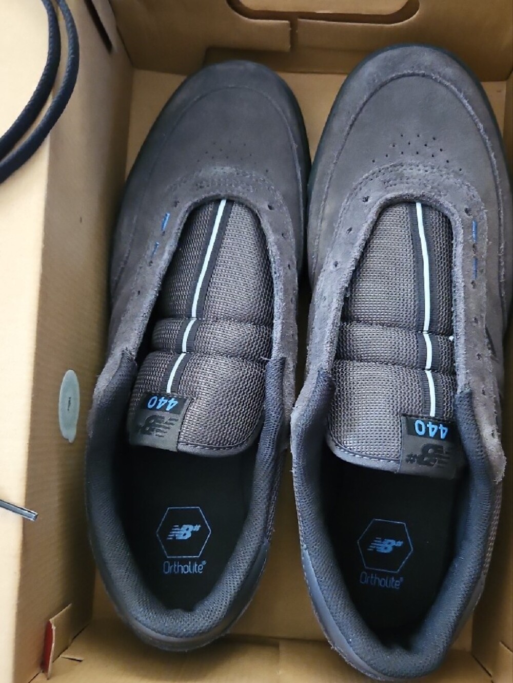 New Balance 440 Men's Black Suede Sneakers Size 13 - Picture 11 of 13